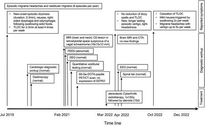 Triggered episodic vestibular syndrome and transient loss of consciousness due to a retrostyloidal vagal schwannoma: a case report